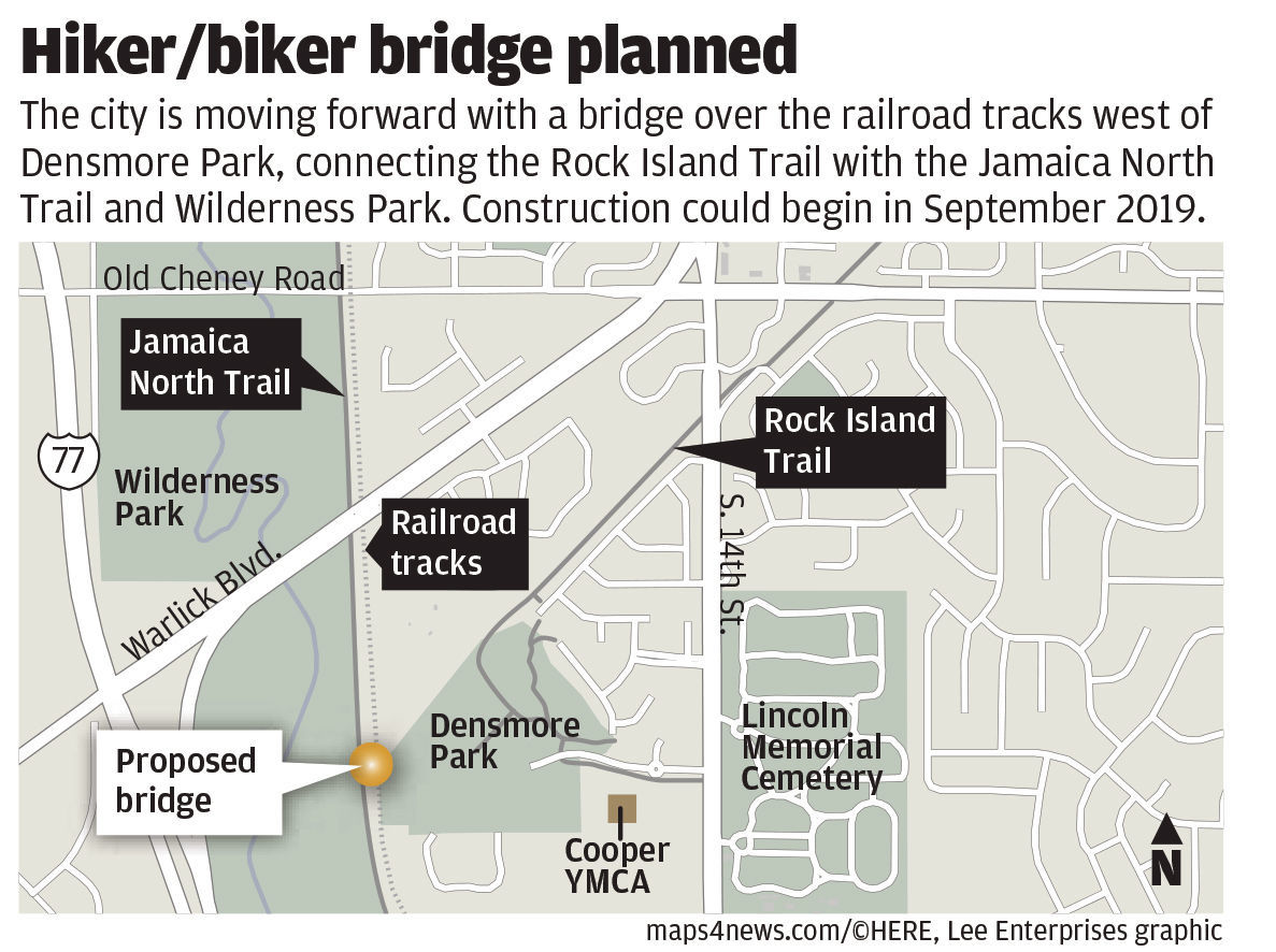 Hiker/biker bridge planned